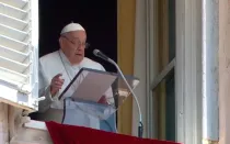 El Papa Francisco en el ángelus de este domingo 30 de junio.