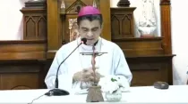 Mons. Rolando Álvarez. Crédito: Diócesis de Matagalpa.